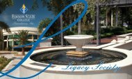 Membership Brochure for the Legacy Society - Edison State College