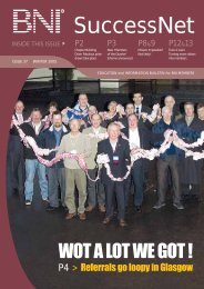 SuccessNet Winter 2005/6 - BNI Europe