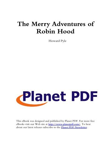 The Merry Adventures of Robin Hood - Planet PDF