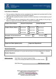 R3 Research Subject Cover Sheet - Office for Environmental Programs
