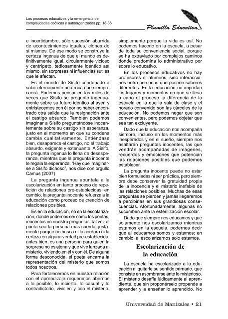 Plumilla Educativa 7.pdf - Universidad de Manizales