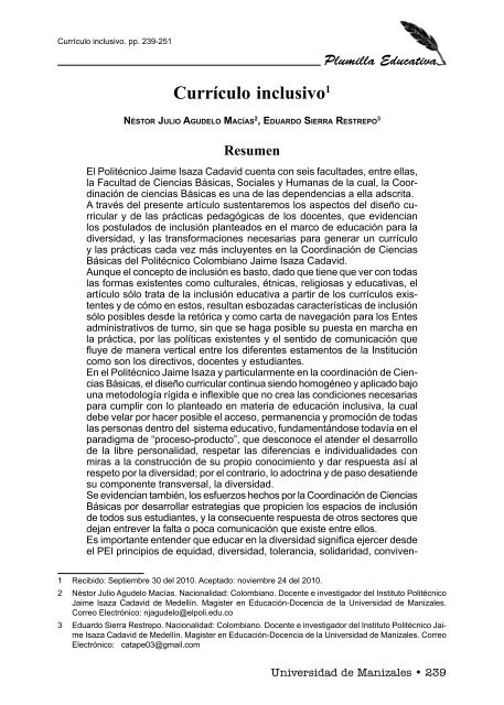 Plumilla Educativa 7.pdf - Universidad de Manizales