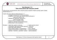 Esercitazione nÂ° 6 Ciclo di lavorazione alle macchine utensili