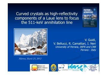 Curved crystals as high-reflectivity components of a Laue lens ... - Cesr