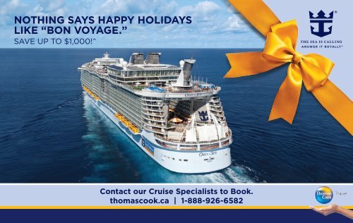 NothiNg says happy holidays like “BoN Voyage.” - Thomas Cook