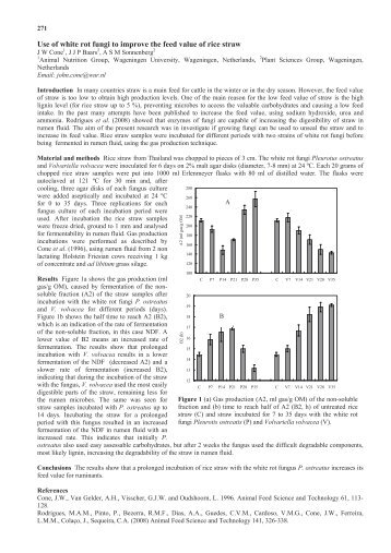 Use of white rot fungi to improve the feed value of ... - Wageningen UR