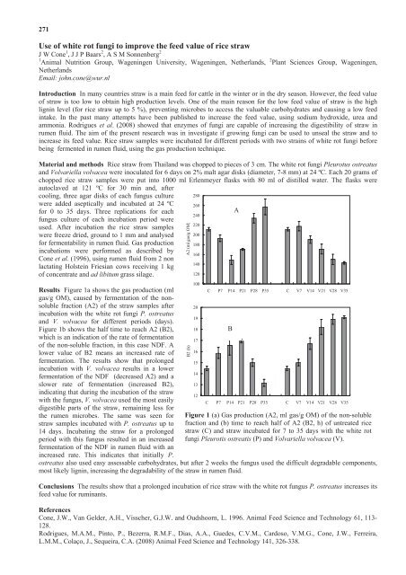 Use of white rot fungi to improve the feed value of ... - Wageningen UR