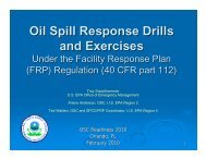 Oil Spill Response Drills and Exercises under the FRP new.pdf