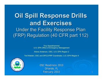 Oil Spill Response Drills and Exercises under the FRP new.pdf
