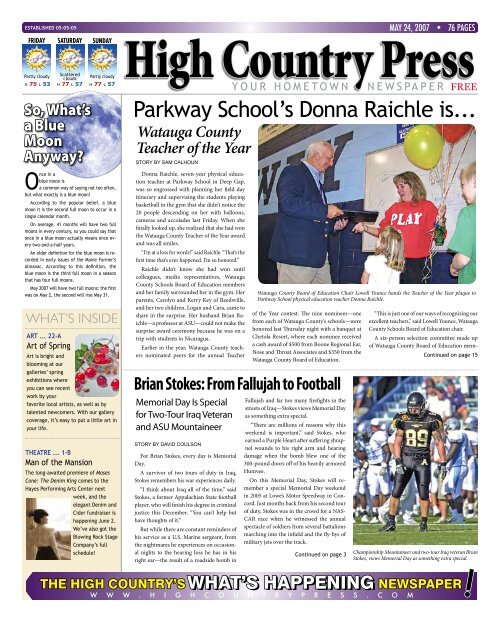 Section A - High Country Press