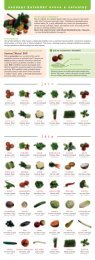 sezónní kalendář ovoce a zeleniny - Veronica