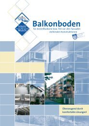 Balkonboden - SchÃ¼tz & Musch GmbH