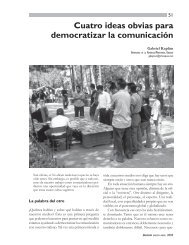 Cuatro ideas obvias para democratizar la comunicaciÃ³n
