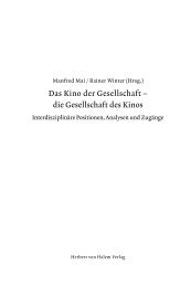 Das Kino der Gesellschaft – die Gesellschaft des Kinos