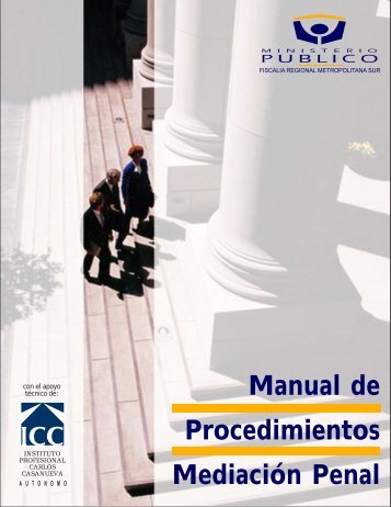 Manual de Procedimientos Mediación Penal - Justicia Restaurativa