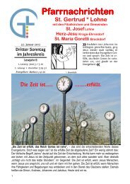 Pfarrnachrichten vom 22.01.2012 - Katholische Kirchengemeinde St ...