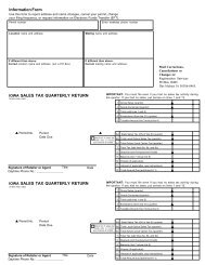 IOWA SALES TAX QUARTERLY RETURN Information ... - FormSend