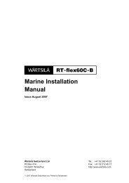 WÃƒÂ¤rtsilÃƒÂ¤ Marine Installation Manual MIM RT-flex60C B