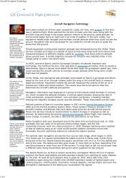 Aircraft Navigation Technology