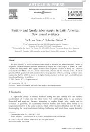 Fertility and Female Labor Supply in Latin America - DARP