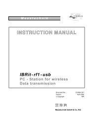 Manual IBRit-rf1-usb