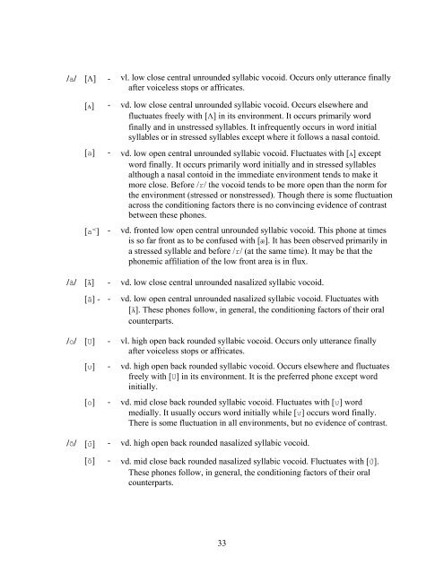 A Phonemic Analysis of the ApurinÃ£ Language