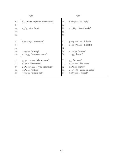 A Phonemic Analysis of the ApurinÃ£ Language