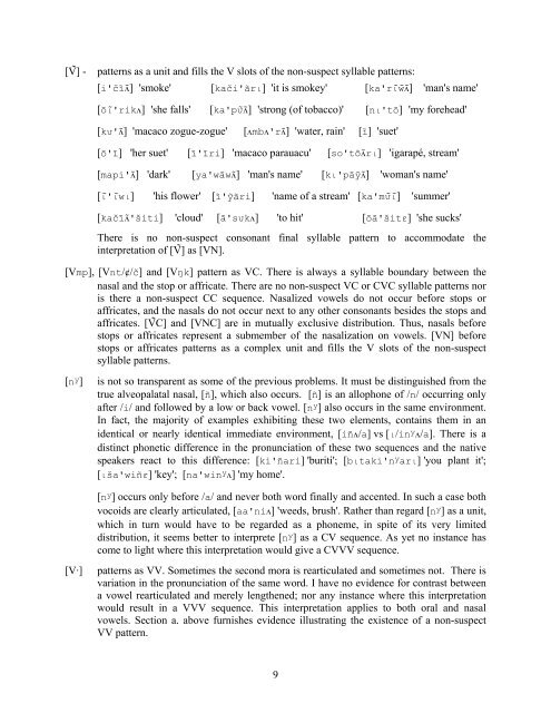 A Phonemic Analysis of the ApurinÃ£ Language