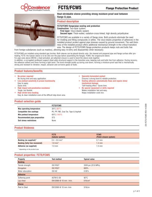 FCTS/FCWS - Raychem RPG