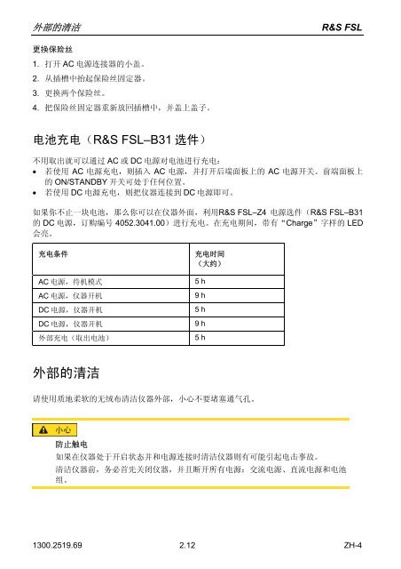 å¿«éå¥é¨æåR&S FSL - Rohde & Schwarz