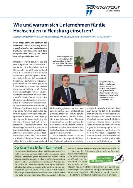 Ausgabe April 2011 Landesverband Hamburg Und Landesverband