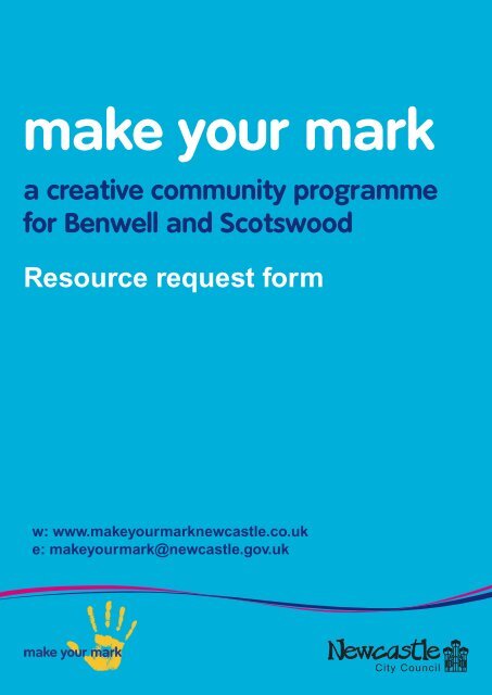 Download the resource request form - Newcastle City Council