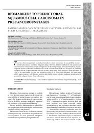 biomarkers to predict oral squamous cell carcinoma in precancerous ...