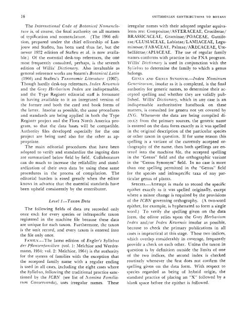 An Introduction to the Botanical Type Specimen Register