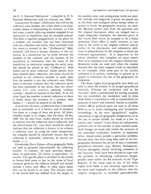 An Introduction to the Botanical Type Specimen Register