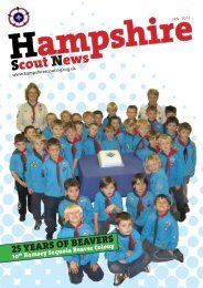 Scout News - Hampshire County Scouts