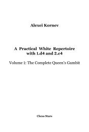 Alexei Kornev A Practical White Repertoire with 1.d4 and 2.c4 ...