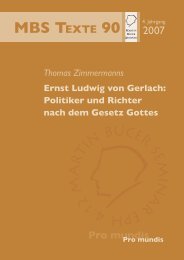 Ernst Ludwig von Gerlach - Martin Bucer Seminar