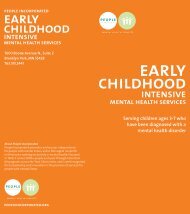 Early Childhood Intensive Mental Health Services Brochure - People ...