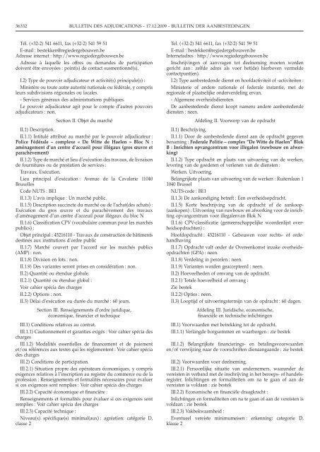 bulletin des adjudications