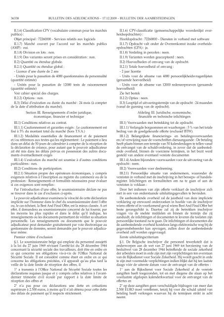 bulletin des adjudications