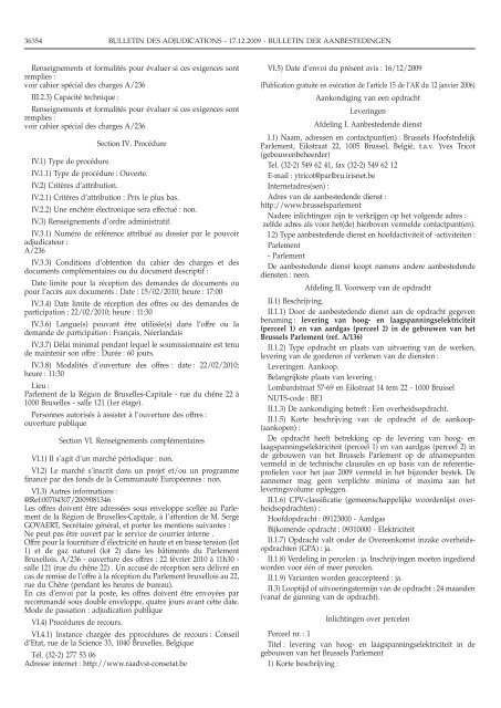 bulletin des adjudications