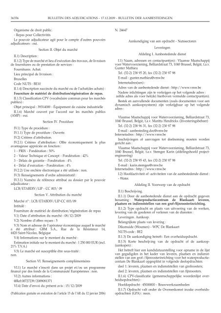 bulletin des adjudications