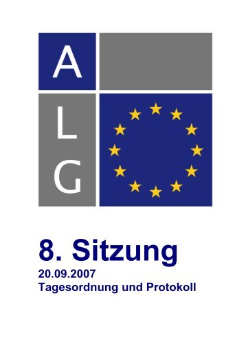 20.09.2007 Tagesordnung und Protokoll - Asociation Loyola ...