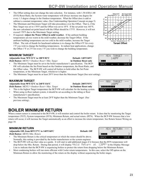 BCP-8 Hydronic Manual - Weil-McLain