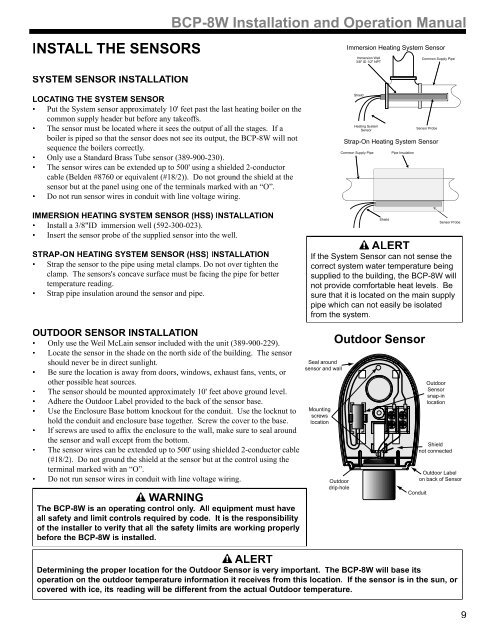 BCP-8 Hydronic Manual - Weil-McLain