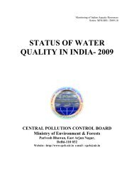 Status of Water Quality in India - Central Pollution Control Board