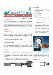 CENTER HOLE LOAD CELL - Encardio Rite