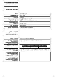 curriculum vitae - ASL 1 di Massa e Carrara