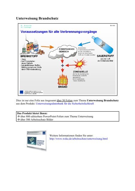 Unterweisung Brandschutz